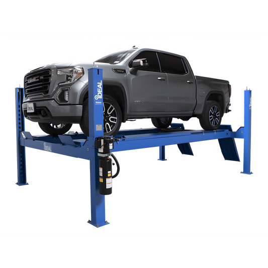 iDEAL FP14KAC-X 14K-4 Post Alignment Lift 182.5" WB (Closed Front / Cable Pull) - FP14KAC-X
