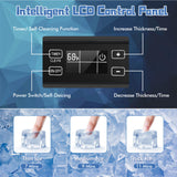 Costway Undercounter Ice Maker 80 lbs/Day Free-Standing with Self Cleaning Function 115V New - FP10242US-SL