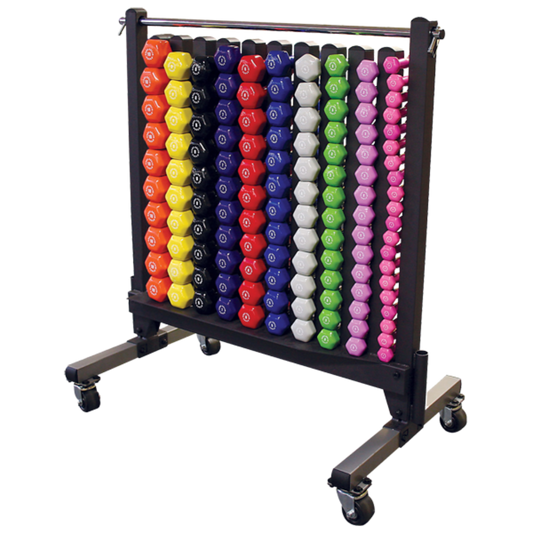 iDeal Body Solid Vinyl Dumbell Rack - GDR500