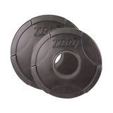 Troy GO-U Urethane Encased Olympic Grip Plate (Pairs) - GO-U_255lb_Set