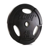 Troy GO-U Urethane Encased Olympic Grip Plate (Pairs) - GO-U_255lb_Set