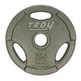 TROY GO Machined Olympic Grip Plate Gray - GO_255lb_Set