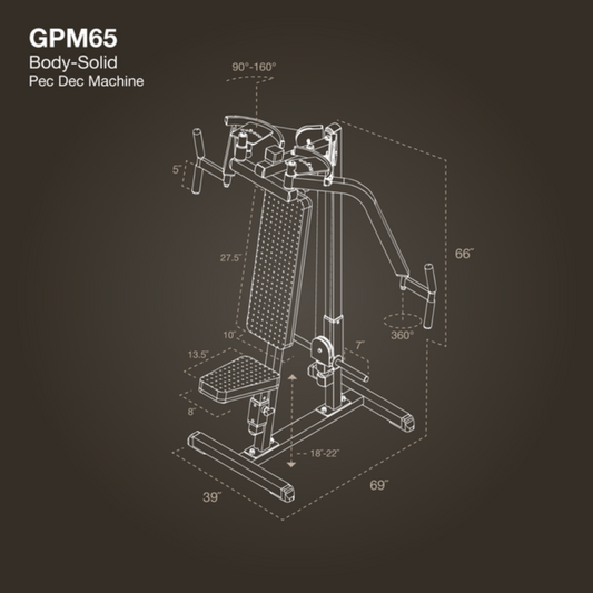 iDeal Body-Solid Plate Loaded Pec Deck - GPM65