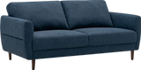 Costway Loveseat Sofa 72" Modern Upholstered Fabric Couch with Solid Wood Frame New -  Navy  HV10186WL-12NY