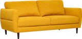 Costway Loveseat Sofa 72" Modern Upholstered Fabric Couch with Solid Wood Frame New -  Navy  HV10186WL-12NY