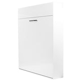 Maxima House European Full XL Size Murphy Bed ALADINO with mattress- WB005 - Backyard Provider