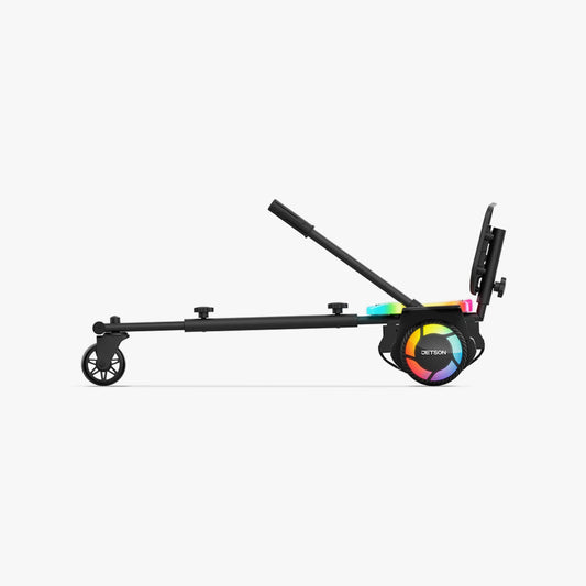 Jetson Fade Light-Up JetKart & Hoverboard Combo -  JFADE-BLK