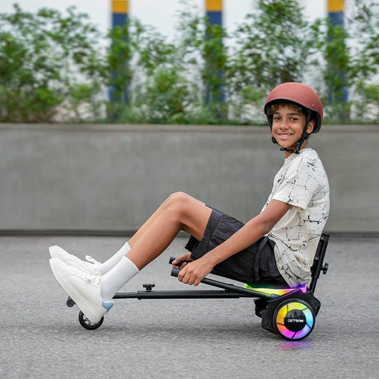 Jetson Fade Light-Up JetKart & Hoverboard Combo -  JFADE-BLK