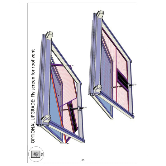 Janssens | Roof Window Fly Screen - VI-FLY-ROOF-WINDOW-BLACK