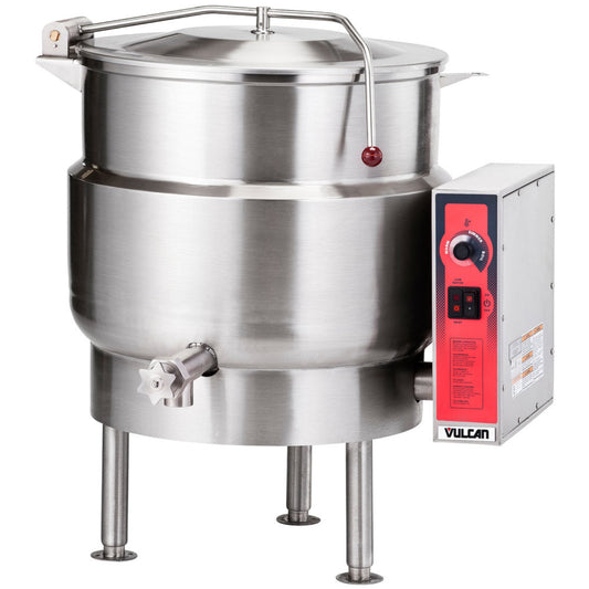 Vulcan K60EL 60-Gallon Stationary Electric Steam Jacketed Kettle - 240V