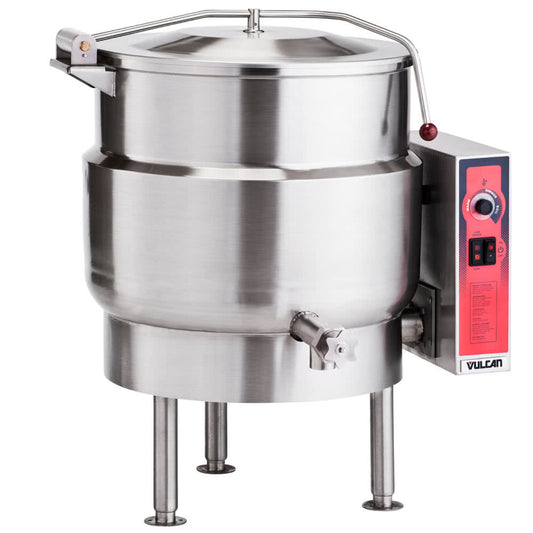 Vulcan K60EL 60-Gallon Stationary Electric Steam Jacketed Kettle - 240V