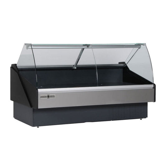 Hydra-Kool - Commercial - 101" Full Service Fresh Meat Deli Case, Remote - KFM-CG-100-R