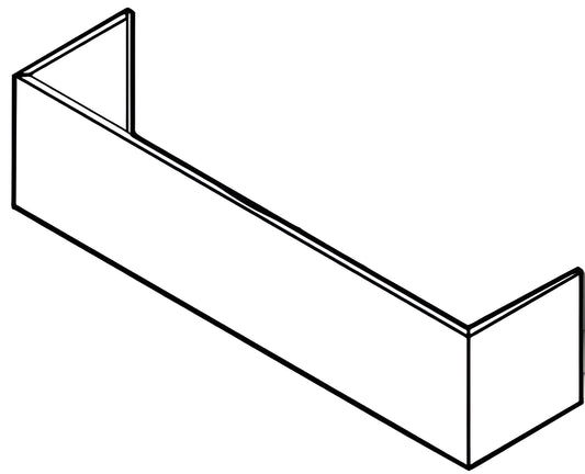 Elica - CAPRI - Elica Pro - DUCT COVER 12” Tall  x  48” Wide - Duct Cover - KIT0156649