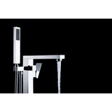 Anzzi Khone 2-Handle Claw Foot Tub Faucet with Hand Shower FS-AZ0037 - FS-AZ0037BN