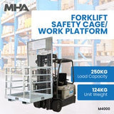 MHA Products Forklift Safety Cage / Work Platform - Backyard Provider