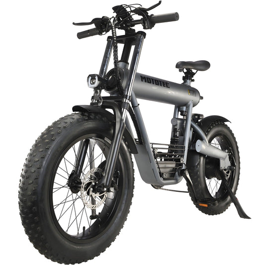 MotoTec Roadster 48V/15Ah 500W Fat Tire Electric Bike MT-Roadster-48v-500w