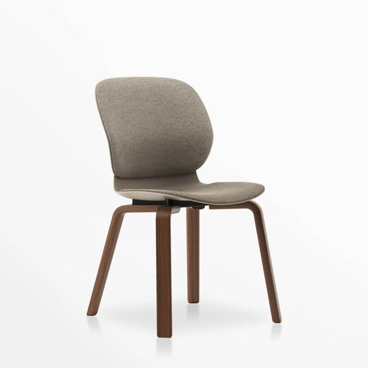 Maari Upholstered Chair with Wood Base -  BP00841