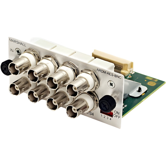 Marshall Electronics ARDM-AES-BNC Input Module for AR-DM2-L Audio Monitor - ARDMAESBNC