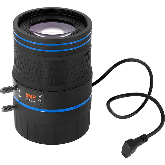 Marshall Electronics CS-1040-8MP CS-Mount 10-40mm Varifocal Lens with Long Cable -  CS10408MP