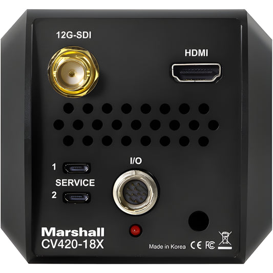 Marshall Electronics CV420-18X Compact 4K60 SDI/HDMI Camera with 18x Optical Zoom - CV42018X