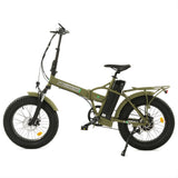 iDeal Ecotric 48V Fat Tire Portable and Folding Electric Bike with color LCD display - NS-NFAT20850C-G+SH-HHJ850-G