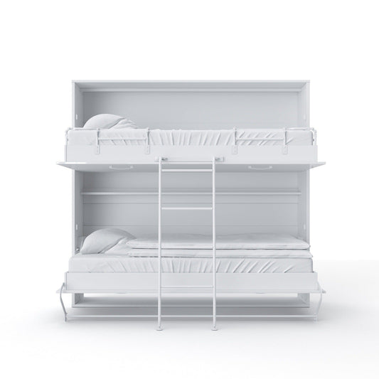 Maxima House OTIS Murphy Bunk Bed European TWIN size with mattresses - OTIS-W - Backyard Provider