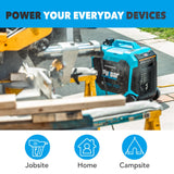 Pulsar PG5000BiSRCO 5000-Watt Dual Fuel Inverter Generator with Remote Start and CO Sentry - PowerGen USPG5000BiSRCOA&nbsp;