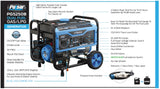 Pulsar PG5250B 5,250 Peak Watt Dual-Fuel Generator - PowerGen USA - PG5250B