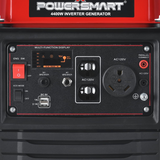 Powersmart Inverter Generator Open Frame 3500W/4200W Low THD Parallel and RV Ready 4 Stroke Gas New - PS5040