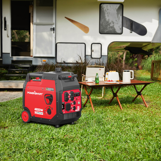Powersmart Inverter Generator 3600W/4500W Low THD Parallel and RV Ready with CO Detect 4 Stroke Gas Electric Start New - PS5045CE
