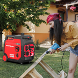 Powersmart Inverter Generator 3600W/4500W Low THD Parallel and RV Ready with CO Detect 4 Stroke Gas Electric Start New - PS5045CE