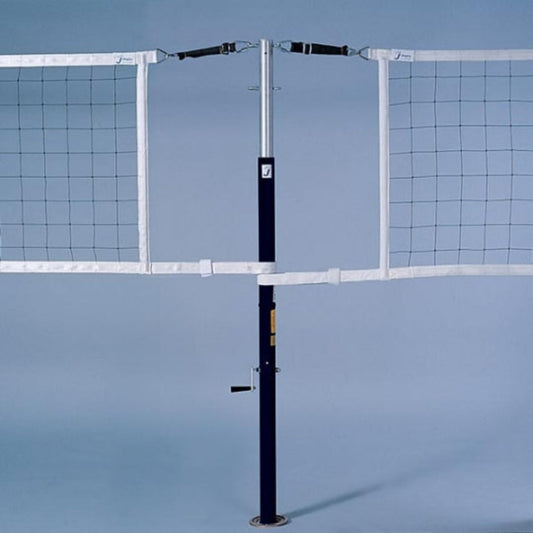 iDeal Jaypro Sports Steel Collegiate Volleyball Center Package - 3 1/2" Upright Diameter - JPS-PVBC-150