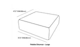 Pebble Ottoman -  BP04833