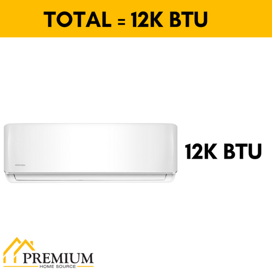 Pioneer Diamante Ultra 12,000 BTU 22 SEER Ductless Mini Split Inverter+with 16 Ft. Kits - WYT012ALFI22RL