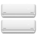 Pioneer Mini Split 27,000 BTU 2 Zone Ductless Air Conditioner and Heat Pump with 16 ft. Kits - WYT030GLHI22M3-18W-9W-16