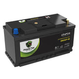 PowerTex 2008 BMW X3 Car Battery BCI Group 49 / H8 Replacement Lithium LiFePO4 Automotive Battery