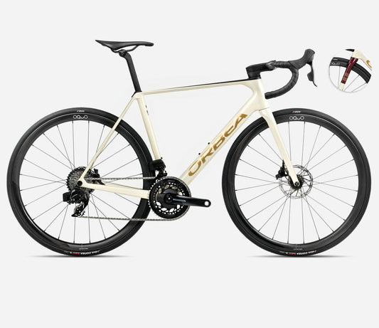 Orbea NEW 2025 Orbea Orca M21eTEAM PWR Road Bike, SRAM Force AXS + Carbon Wheels - 210000060703