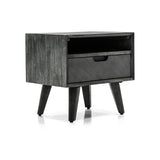 iDeal Mohave Acacia Wood 4-Piece Bedroom Set with Elegant Upholstered Bed and Spacious Storage Solutions - SETMVBDQN4A