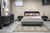 iDeal Mohave Acacia Wood 4-Piece Bedroom Set with Elegant Upholstered Bed and Spacious Storage Solutions - SETMVBDQN4A