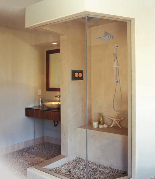 ThermaSol Waterproof 7" Smart Shower Controller The "ThermaTouch" Steam Shower Control Unit
