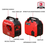Powersmart Inverter Generator 1900/2500W Gas 4 Stroke New - PS5025