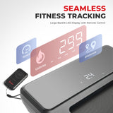 iDeal Sunny Health & Fitness Pacer 2 in 1 Auto Incline Under Desk Walking/Running Smart Treadmill - SF-T722076