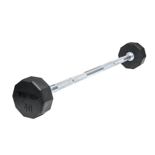 TKO Rubber Fixed Barbells Set - 805TR & 807TR