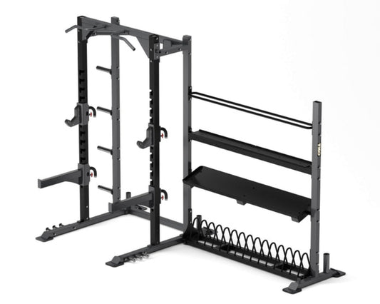 TKO Strength Half Rack With Storage Bundle - 921HR-STRG