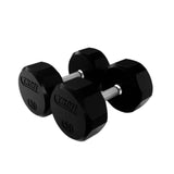 TROY TSD-R  12-Sided Rubber Encased Dumbbells - (2) TSD-003R
