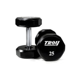 Troy TSD-U 12-Sided Urethane Encased Dumbbell Sets (Sold in 5lb Increments) - TSD-005-025U