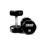Troy TSD-U 12-Sided Urethane Encased Dumbbell Sets (Sold in 5lb Increments) - TSD-005-025U