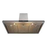 Thor Kitchen Appliance Package - 36 in. Natural Gas Range, Range Hood, Microwave Drawer, Refrigerator, Dishwasher, AP-LRG3601U-7