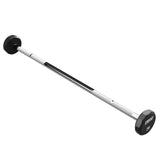 Troy 12-Sided Urethane Straight Barbell Set with Rack - COMMPAC-TSBU110