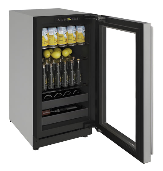 U-Line - 18" 2000 Series Beverage Center - 2218BEV - U-2218BEVS-13A